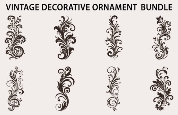 Download Set of Calligraphic Vintage Elements - Set Collection