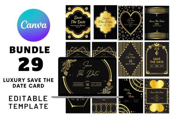 Download 29 Luxury Save the Date Card Vol-4 - Luxury Collection
