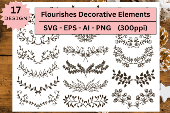 Download Flourishes Decorative Elements Svg Set - Set Collection