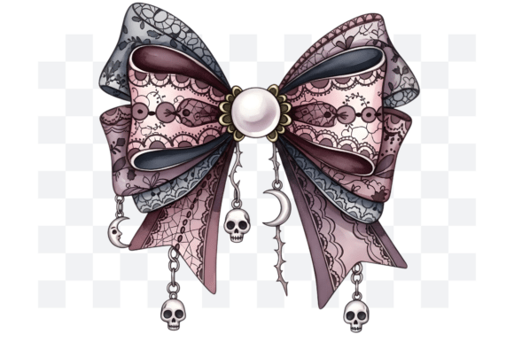 Download Gothic Coquette Bow Ribbon PNG Clipart - Ribbon Collection